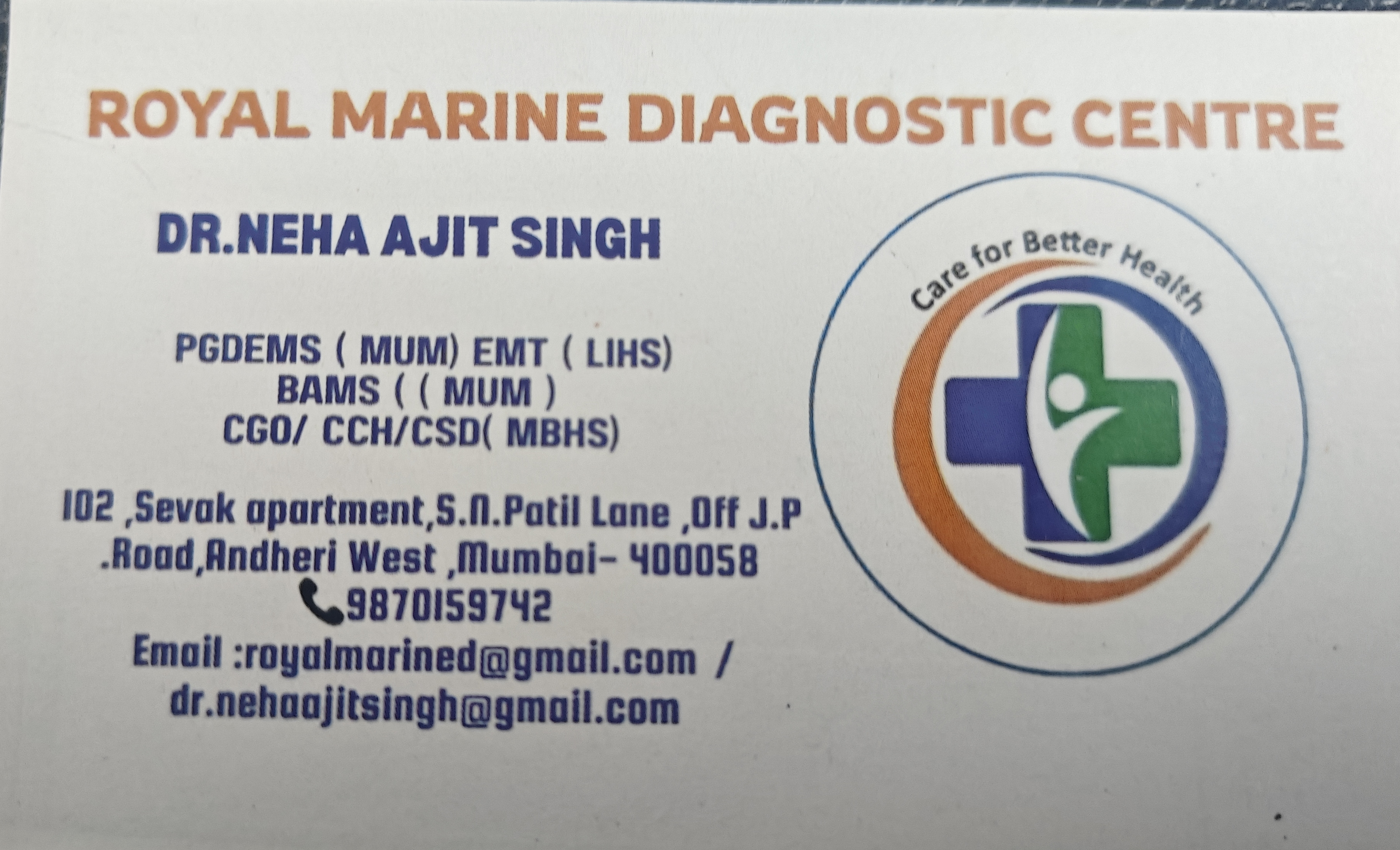 Royal Marine diagnostic centre 